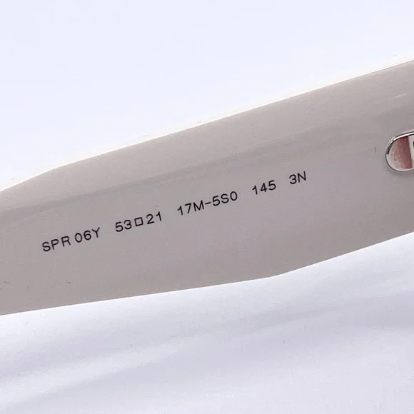 NEW PRADA PR06YS 17M5S0 WHITE ORANGE PRADA SUNGLASSES SPR 06Y 17M5S0 NEW PR06YS - Picture 10 of 12